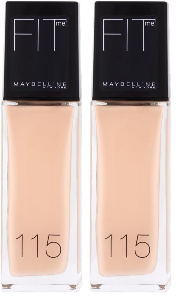 image:imageMaybelline New York Make Up Fit Me Foundation mit LSF18 Fr makellose Haut Alle Hauttypen Nr 110 Porcelain 30 mlNr 115 Ivory