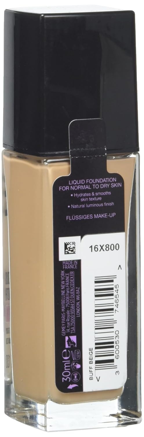 image:imageMaybelline New York Make Up Fit Me Foundation mit LSF18 Fr makellose Haut Alle Hauttypen Nr 110 Porcelain 30 mlNr 130 Buff