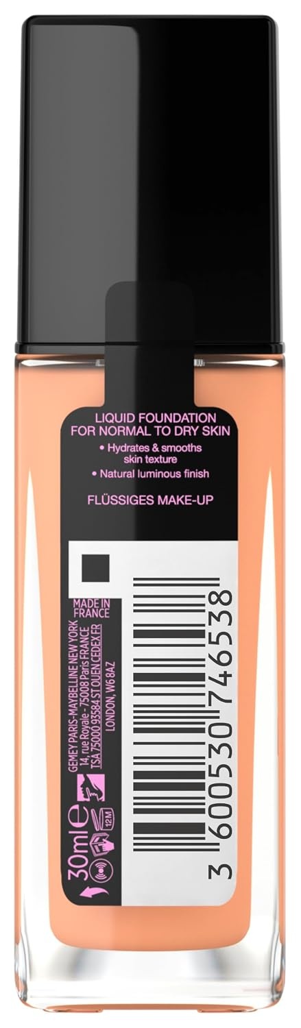 image:imageMaybelline New York Make Up Fit Me Foundation mit LSF18 Fr makellose Haut Alle Hauttypen Nr 110 Porcelain 30 mlNude Beige