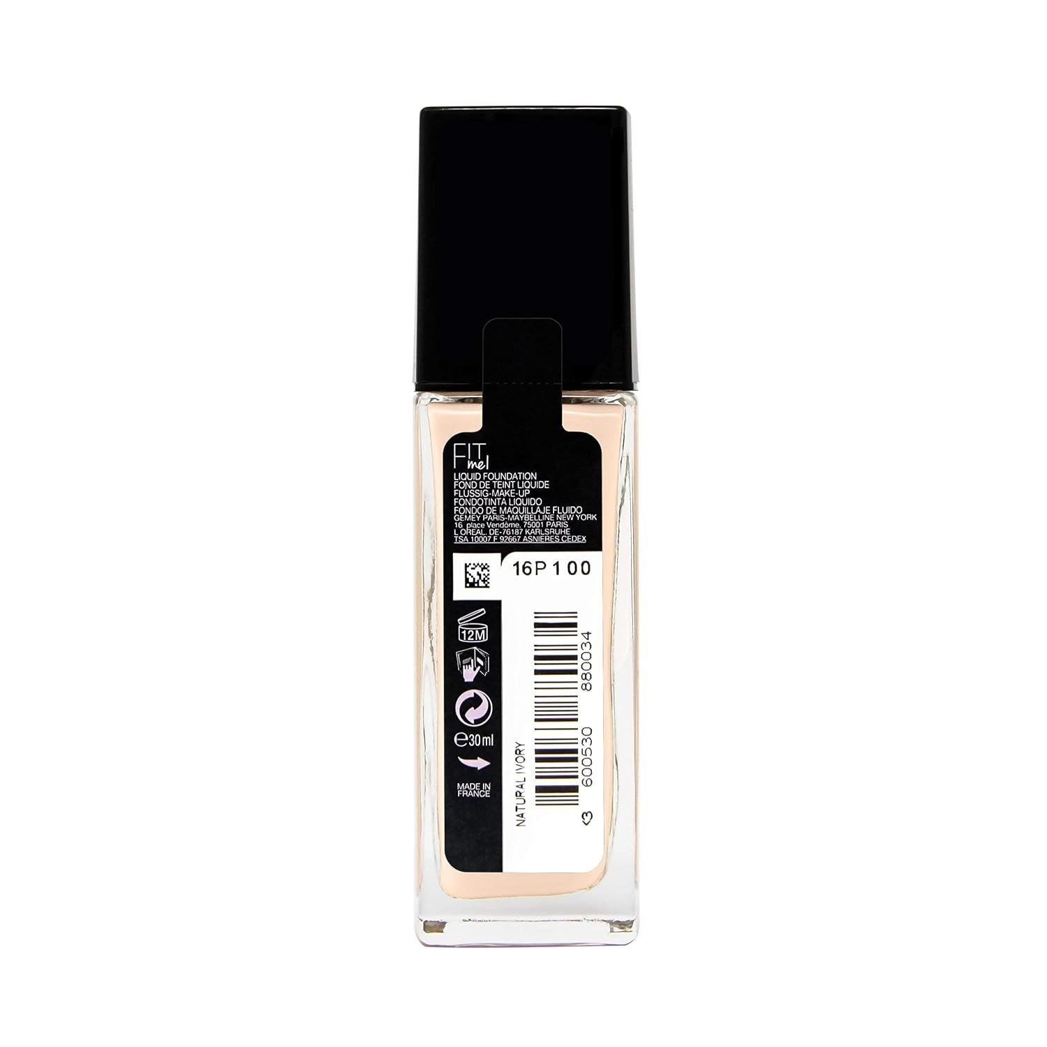 image:imageMaybelline New York Make Up Fit Me Foundation mit LSF18 Fr makellose Haut Alle Hauttypen Nr 110 Porcelain 30 mlPorzellan