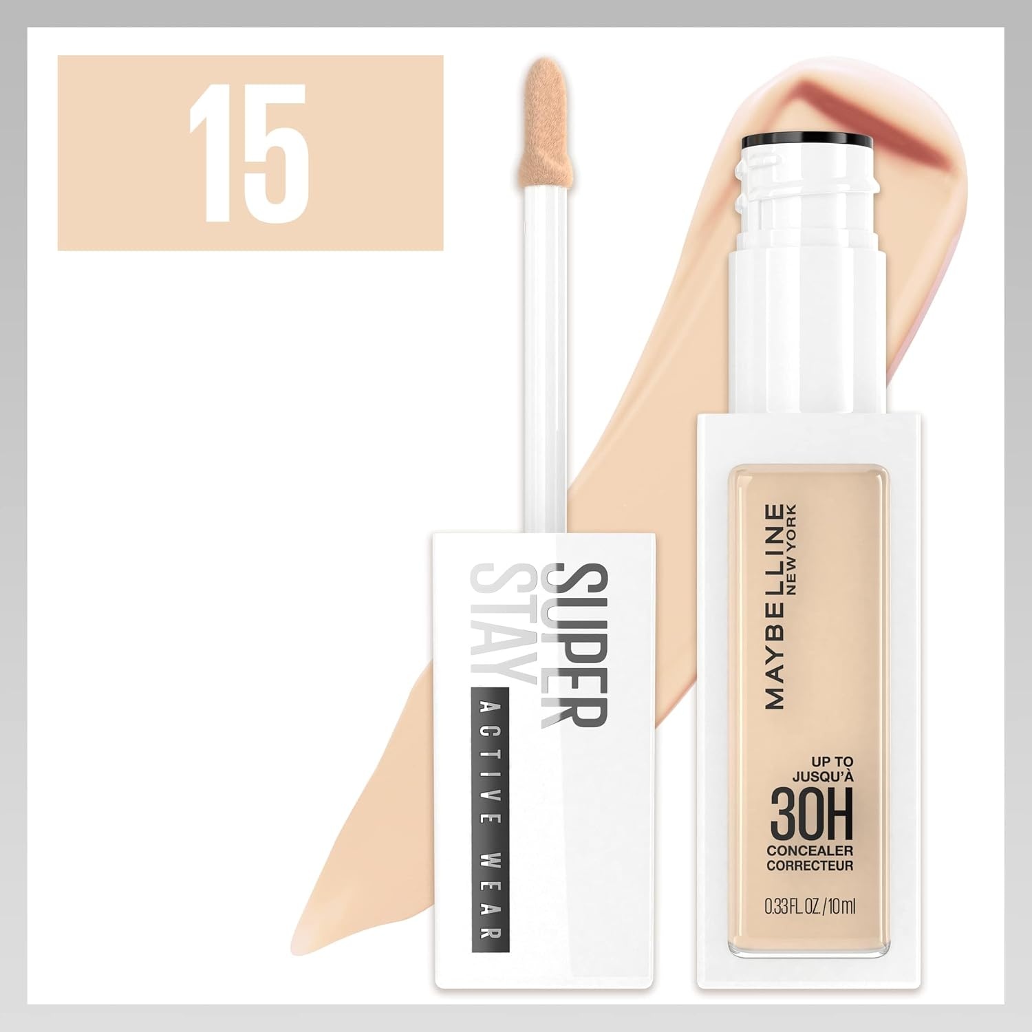 image:imageMaybelline New York Make Up Super Stay 24h MakeUp Flssige langanhaltende Foundation Nr 30 Sand 30 ml15 Light