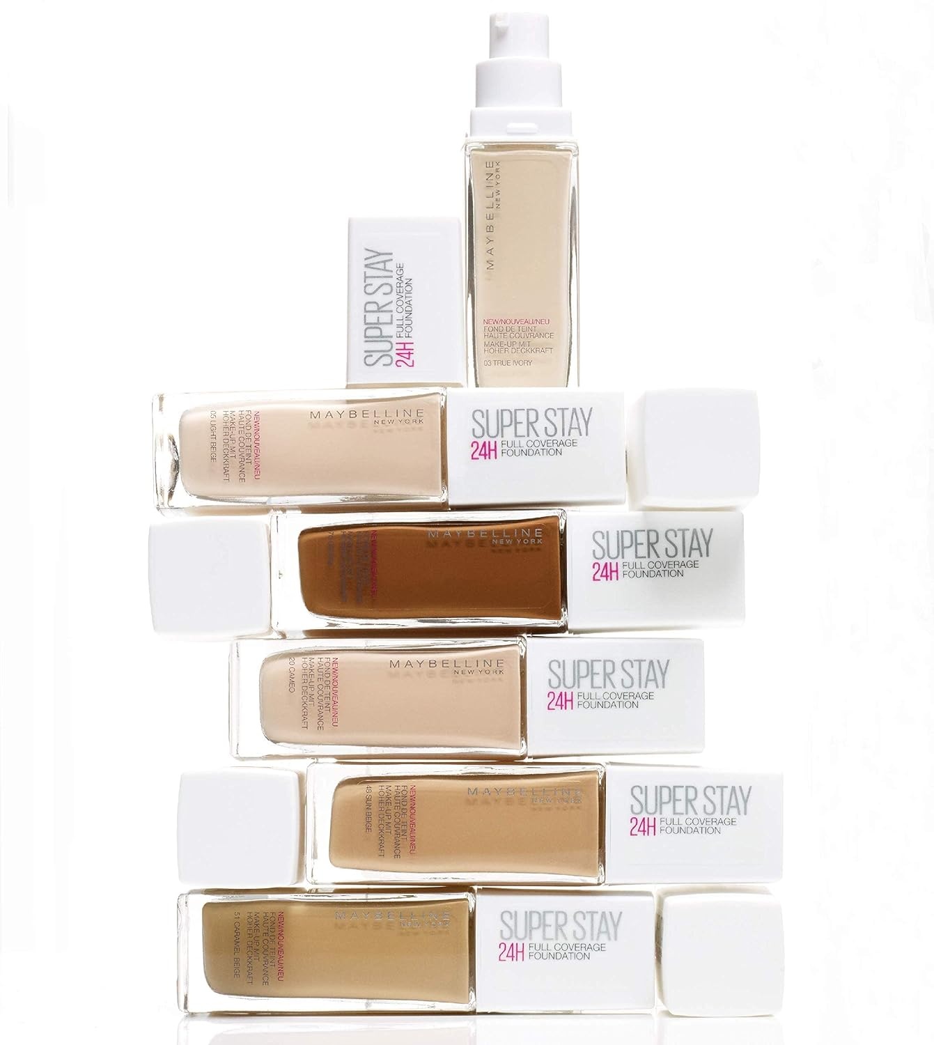 image:imageMaybelline New York Make Up Super Stay 24h MakeUp Flssige langanhaltende Foundation Nr 30 Sand 30 mlNude Beige