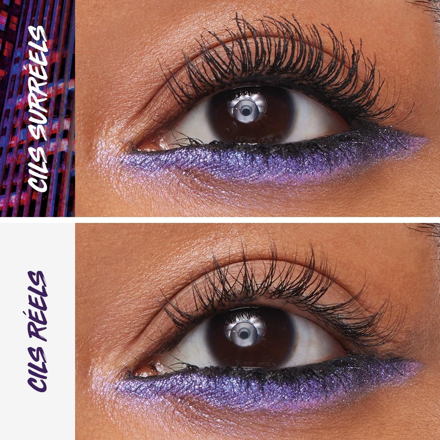 image:imageMaybelline New York Mascara mit Falsche Wimpern Effekt Hybrid Faser Technologie und verlngernder Helix Brste The Falsies Surreal Mascara 10 mlschwarzes