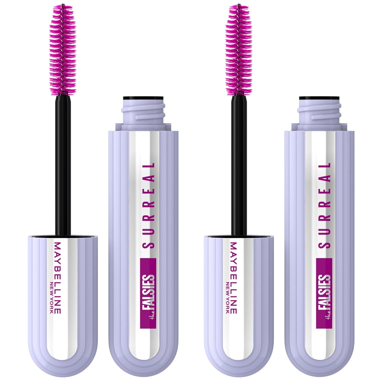 image:imageMaybelline New York Mascara mit Falsche Wimpern Effekt Mit Hybrid Faser Techologie und verlngernder Helix Brste The Falsies Surreal Mascara Schwarz 10 ml10 ml 2er Pack