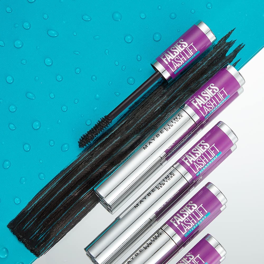 image:imageMaybelline New York Mascara mit FalscheWimpernEffekt Wasserfest Falsies Lash Lift 01 Black 96 ml10 ml 2er Pack