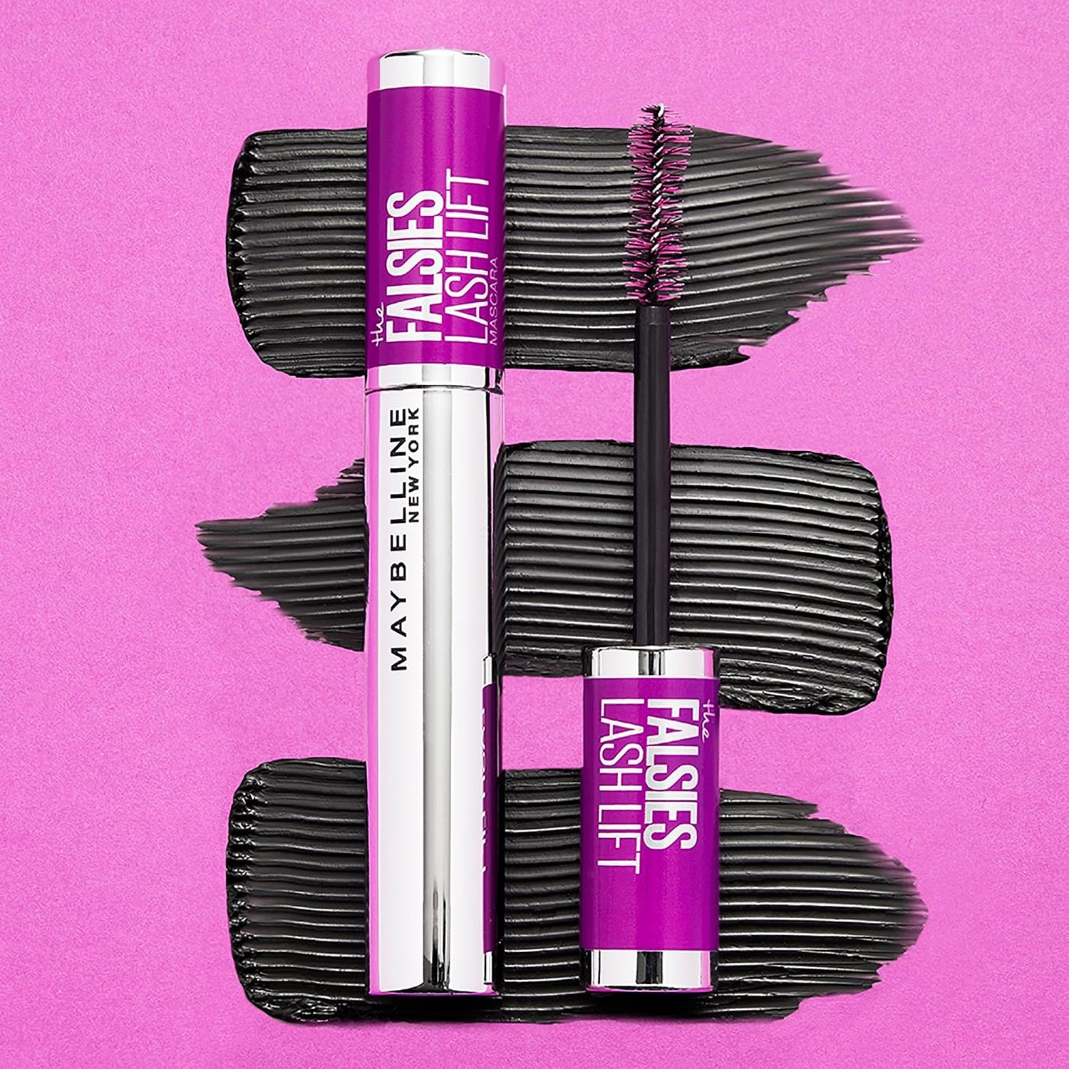 image:imageMaybelline New York Mascara mit FalscheWimpernEffekt Wasserfest Falsies Lash Lift 01 Black 96 ml86 ml 1er Pack