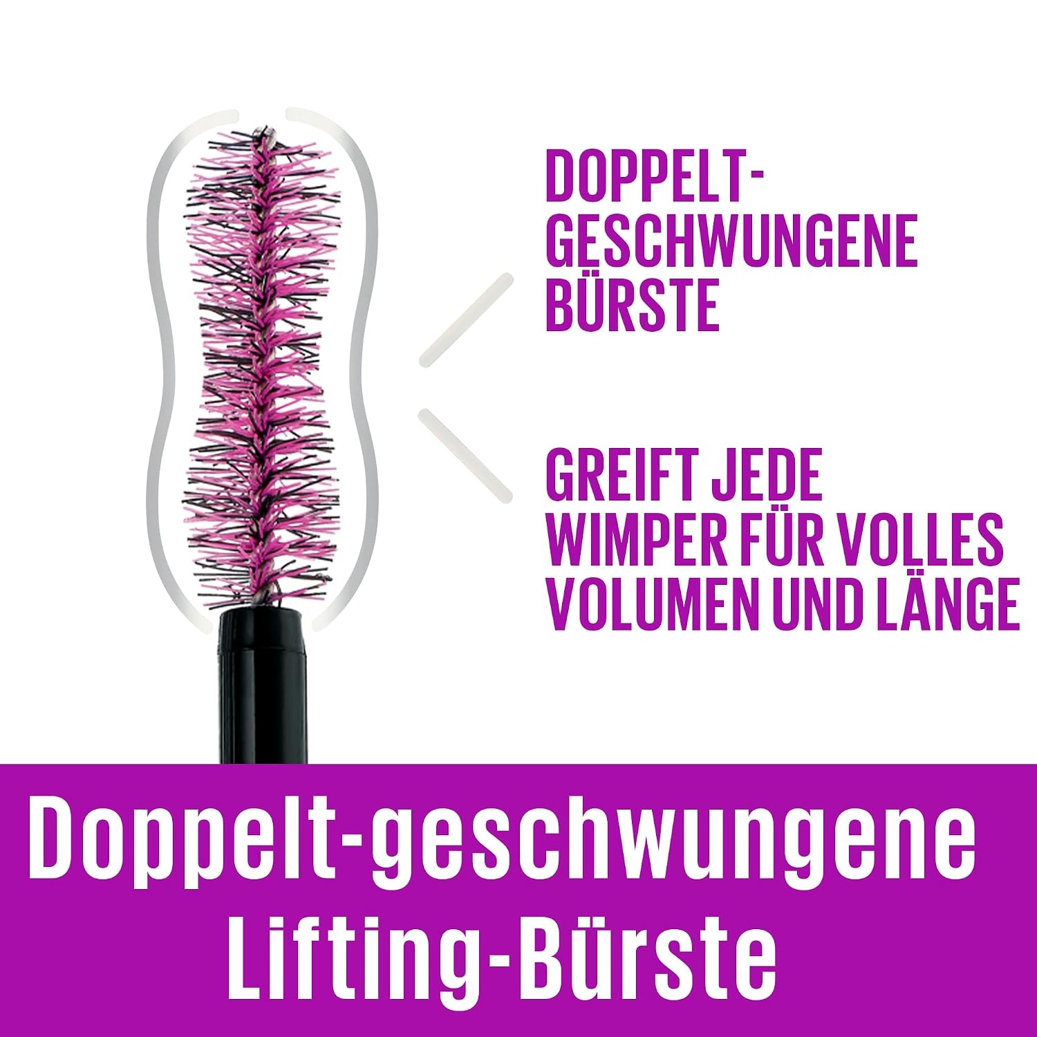 image:imageMaybelline New York Mascara mit FalscheWimpernEffekt Wasserfest Falsies Lash Lift 01 Black 96 ml86 ml 1er Pack