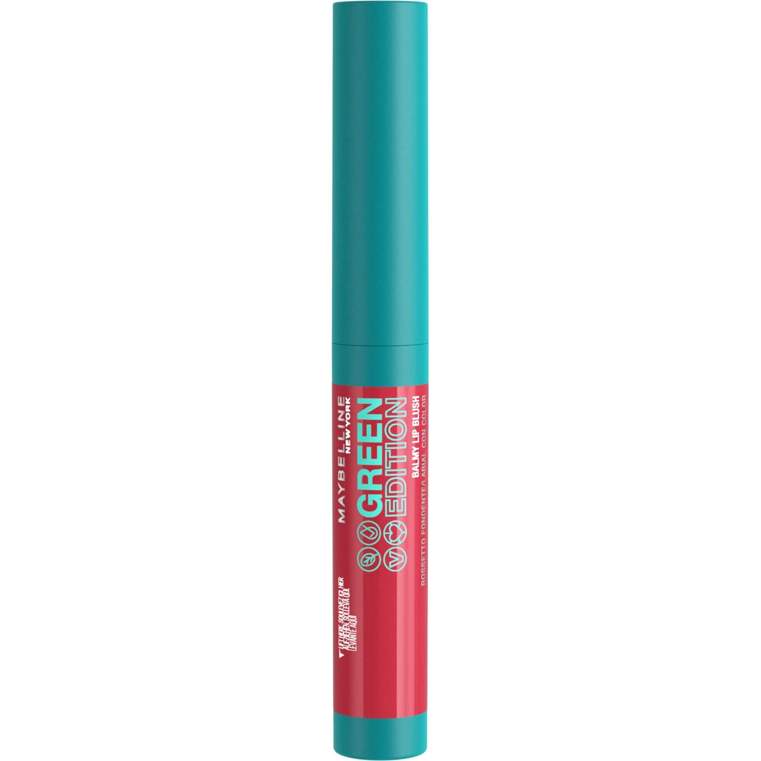image:imageMaybelline New York Pflegender Lippenstift mit glnzendem Finish Vegane Formel mit natrlichen Inhaltsstoffen Green Edition Balmy Lip Blush Nr 009 Lightning 1 StckDusk