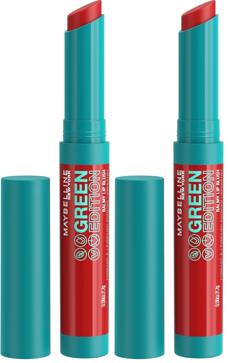 image:imageMaybelline New York Pflegender Lippenstift mit glnzendem Finish Vegane Formel mit natrlichen Inhaltsstoffen Green Edition Balmy Lip Blush Nr 009 Lightning 1 Stck002 Bonfire