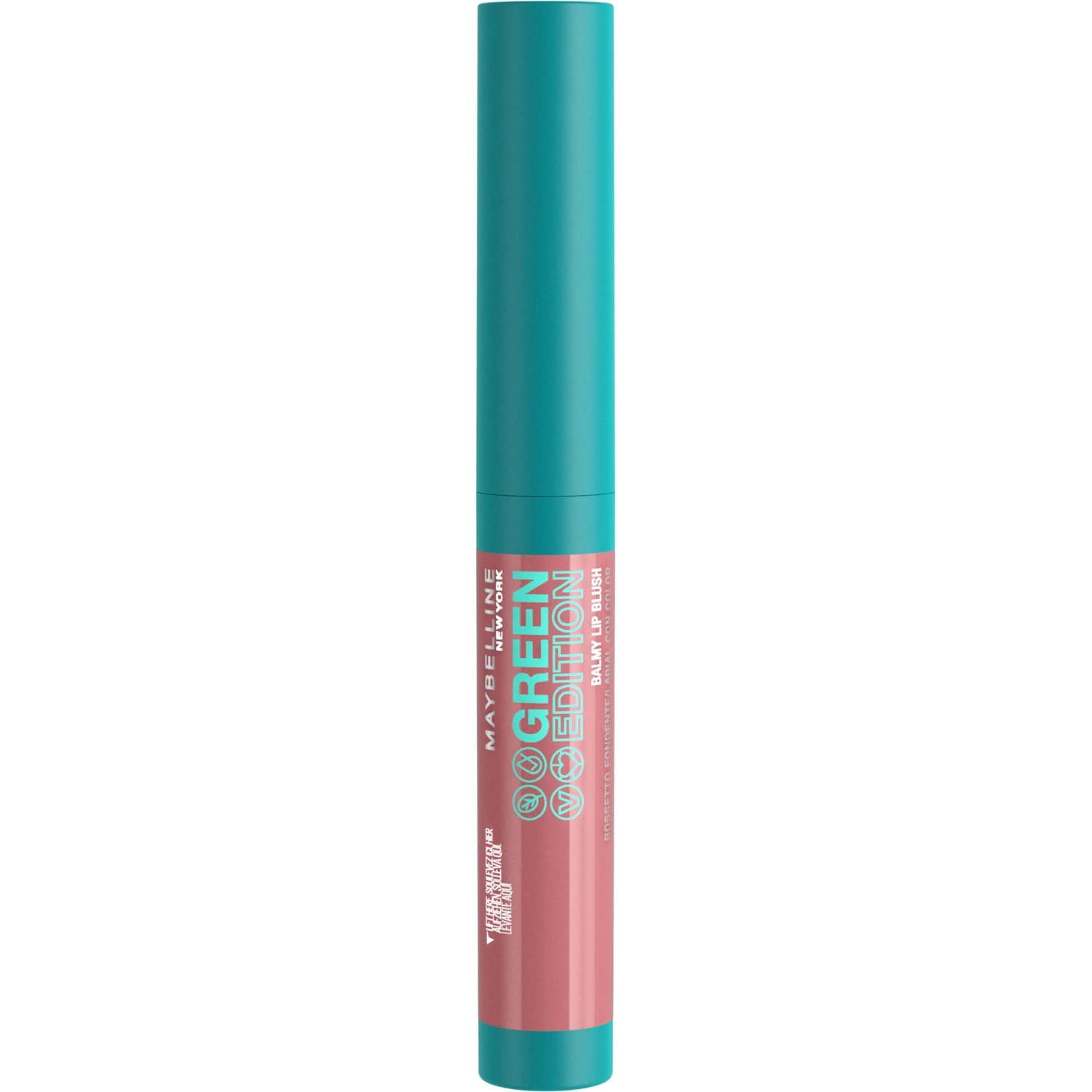 image:imageMaybelline New York Pflegender Lippenstift mit glnzendem Finish Vegane Formel mit natrlichen Inhaltsstoffen Green Edition Balmy Lip Blush Nr 009 Lightning 1 Stck007 Moonlight