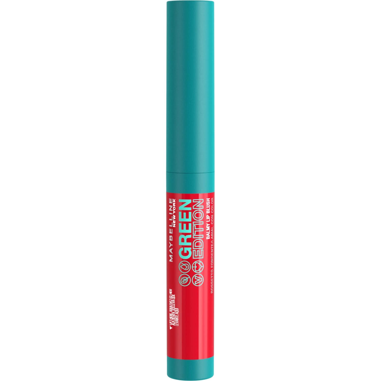 image:imageMaybelline New York Pflegender Lippenstift mit glnzendem Finish Vegane Formel mit natrlichen Inhaltsstoffen Green Edition Balmy Lip Blush Nr 009 Lightning 1 Stck004 Flare