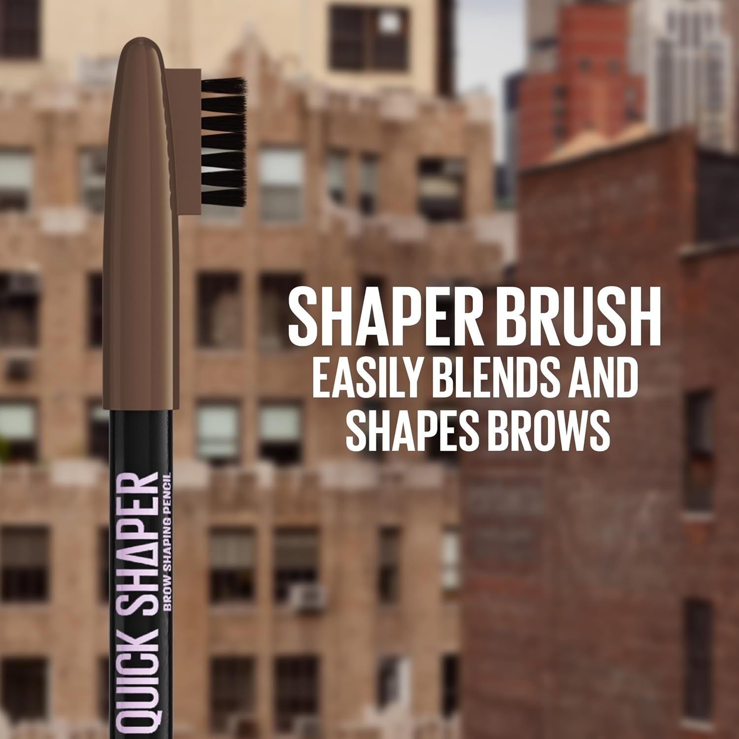 image:imageMaybelline New York Quick Shaper Brow Shaping Pencil Augenbrauenstift fr natrliche Definition amp 24H Halt Wachsformel mit Brstchen zum Auffllen Nr 04 Medium Brown 1 Stk03 Hellbraun