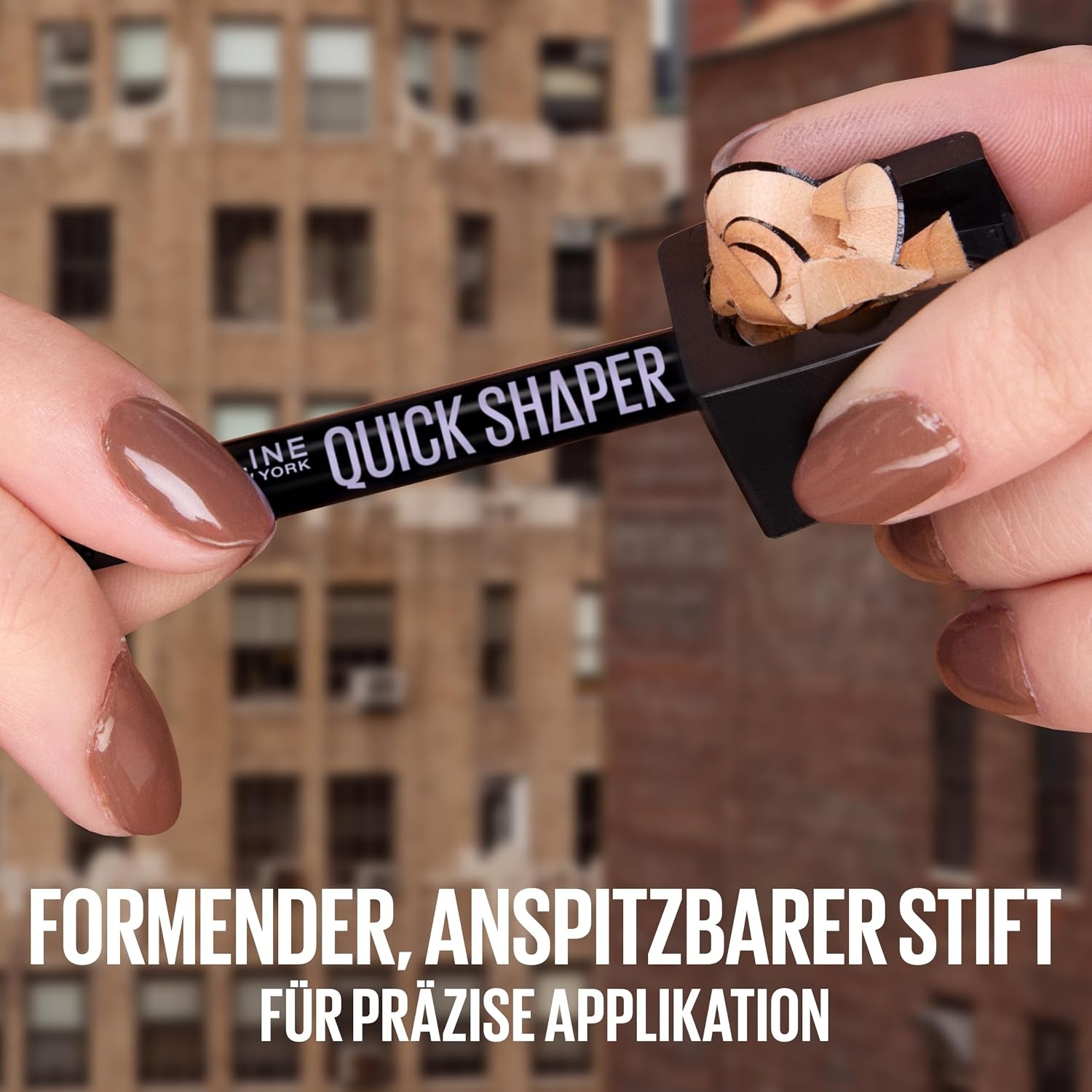 image:imageMaybelline New York Quick Shaper Brow Shaping Pencil Augenbrauenstift fr natrliche Definition amp 24H Halt Wachsformel mit Brstchen zum Auffllen Nr 04 Medium Brown 1 Stk02 Blond