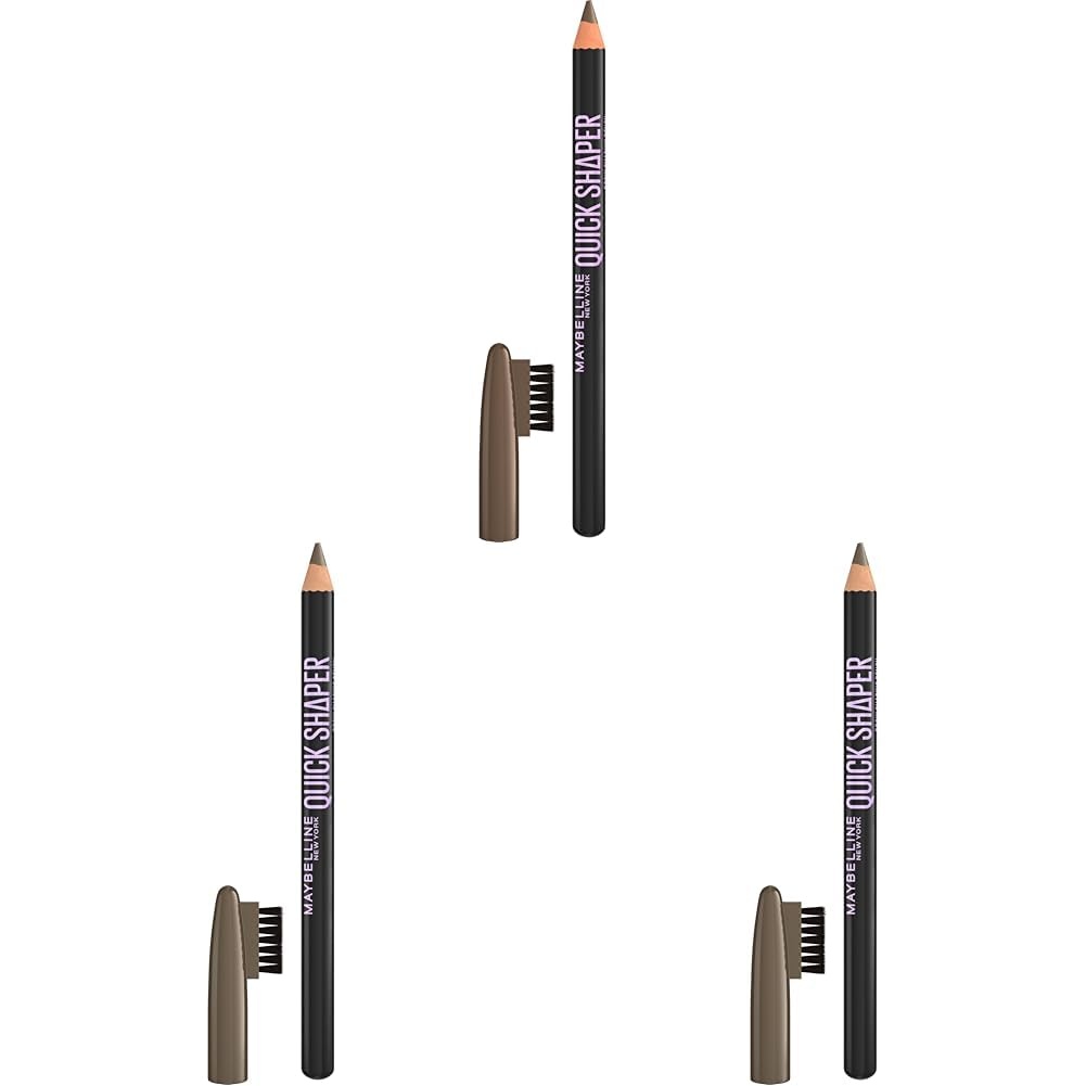 image:imageMaybelline New York Quick Shaper Brow Shaping Pencil Augenbrauenstift fr natrliche Definition amp 24H Halt Wachsformel mit Brstchen zum Auffllen Nr 04 Medium Brown 1 StkMedium Brown