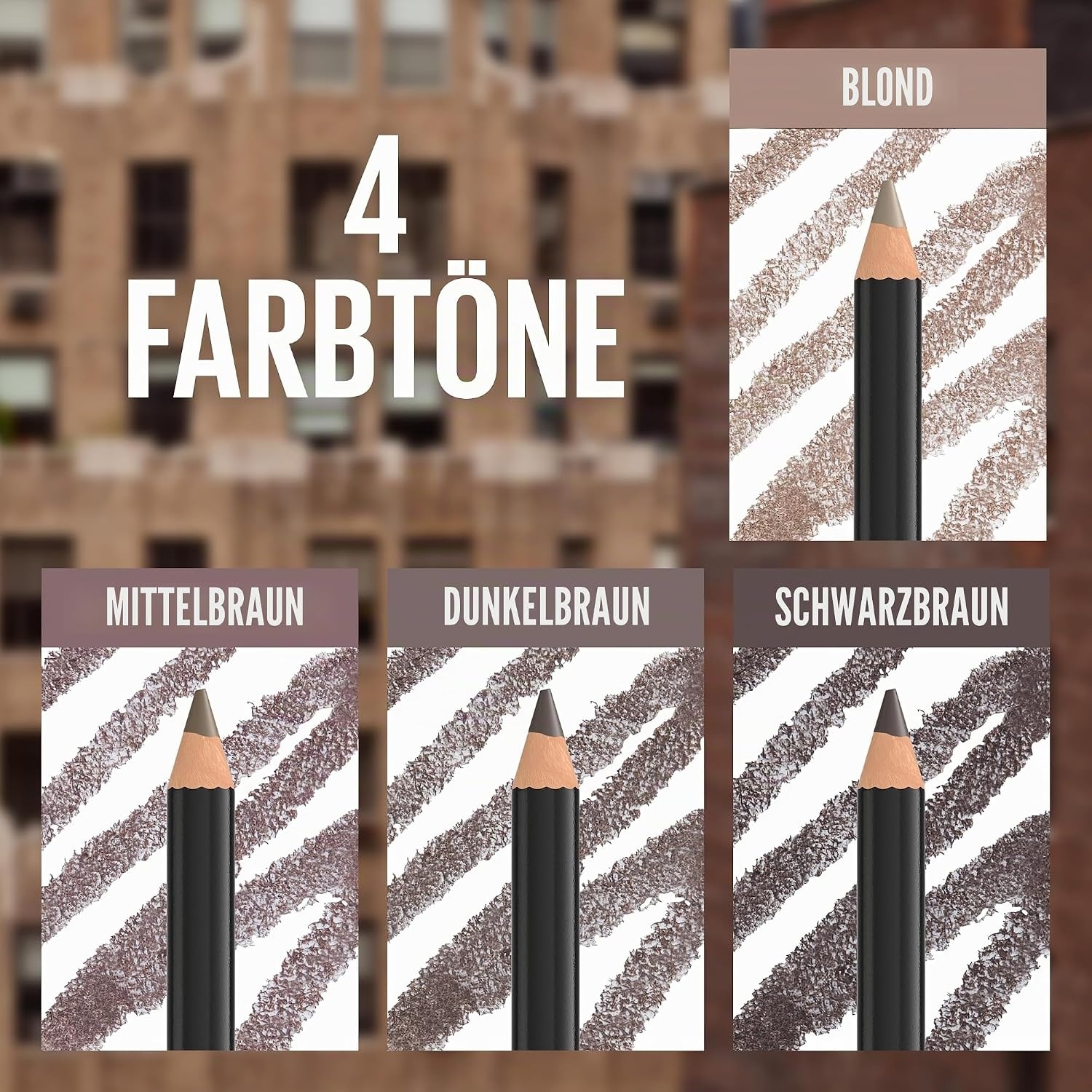 image:imageMaybelline New York Quick Shaper Brow Shaping Pencil Augenbrauenstift fr natrliche Definition amp 24H Halt Wachsformel mit Brstchen zum Auffllen Nr 04 Medium Brown 1 Stk05 Dunkelbraun