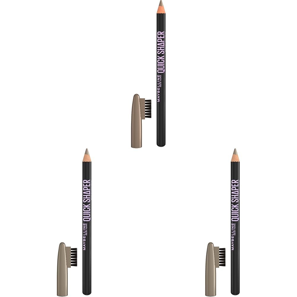 image:imageMaybelline New York Quick Shaper Brow Shaping Pencil Augenbrauenstift fr natrliche Definition amp 24H Halt Wachsformel mit Brstchen zum Auffllen Nr 04 Medium Brown 1 Stk02 Blond