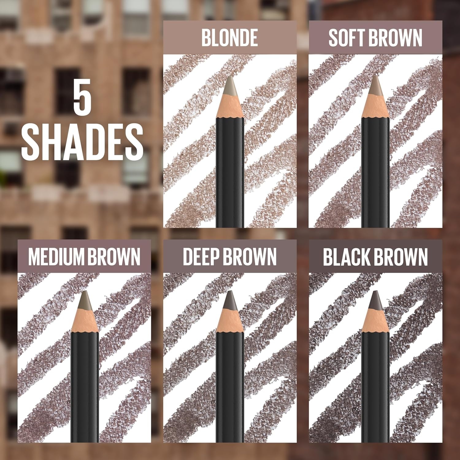 image:imageMaybelline New York Quick Shaper Brow Shaping Pencil Augenbrauenstift fr natrliche Definition amp 24H Halt Wachsformel mit Brstchen zum Auffllen Nr 04 Medium Brown 1 Stk03 Hellbraun
