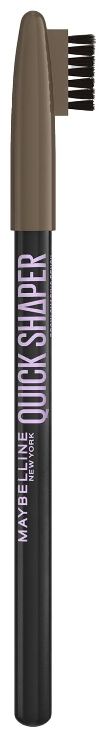 image:imageMaybelline New York Quick Shaper Brow Shaping Pencil Augenbrauenstift fr natrliche Definition amp 24H Halt Wachsformel mit Brstchen zum Auffllen Nr 04 Medium Brown 1 StkMedium Brown