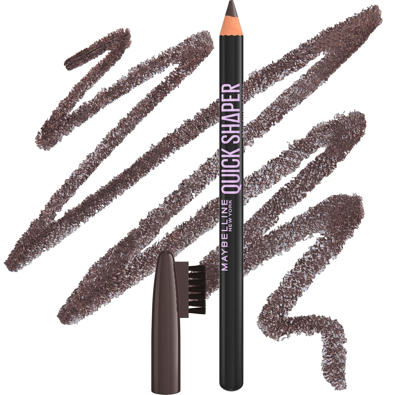 image:imageMaybelline New York Quick Shaper Brow Shaping Pencil Augenbrauenstift fr natrliche Definition amp 24H Halt Wachsformel mit Brstchen zum Auffllen Nr 04 Medium Brown 1 Stk06 Schwarzbraun