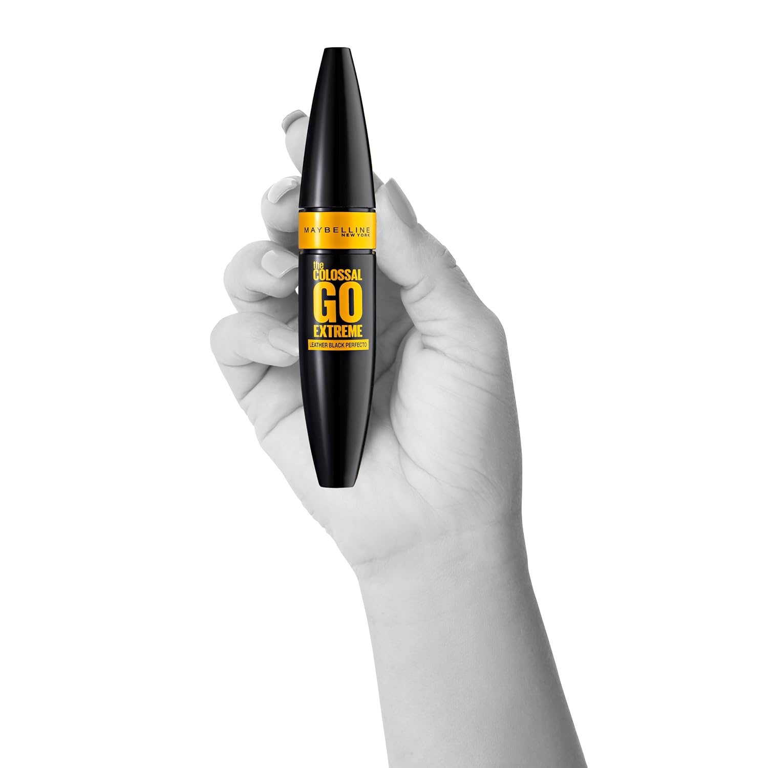 image:imageMaybelline New York Schwarze Wimperntusche fr extra Volumen Volum Express The Colossal Go Extreme Mascara Nr 1 Very Black 1 x 95 ml4 Leather Black