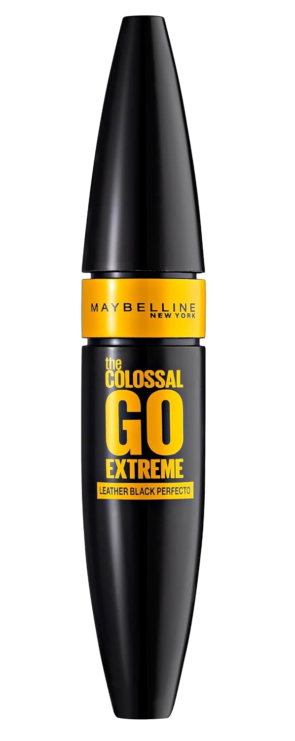 image:imageMaybelline New York Schwarze Wimperntusche fr extra Volumen Volum Express The Colossal Go Extreme Mascara Nr 1 Very Black 1 x 95 ml4 Leather Black