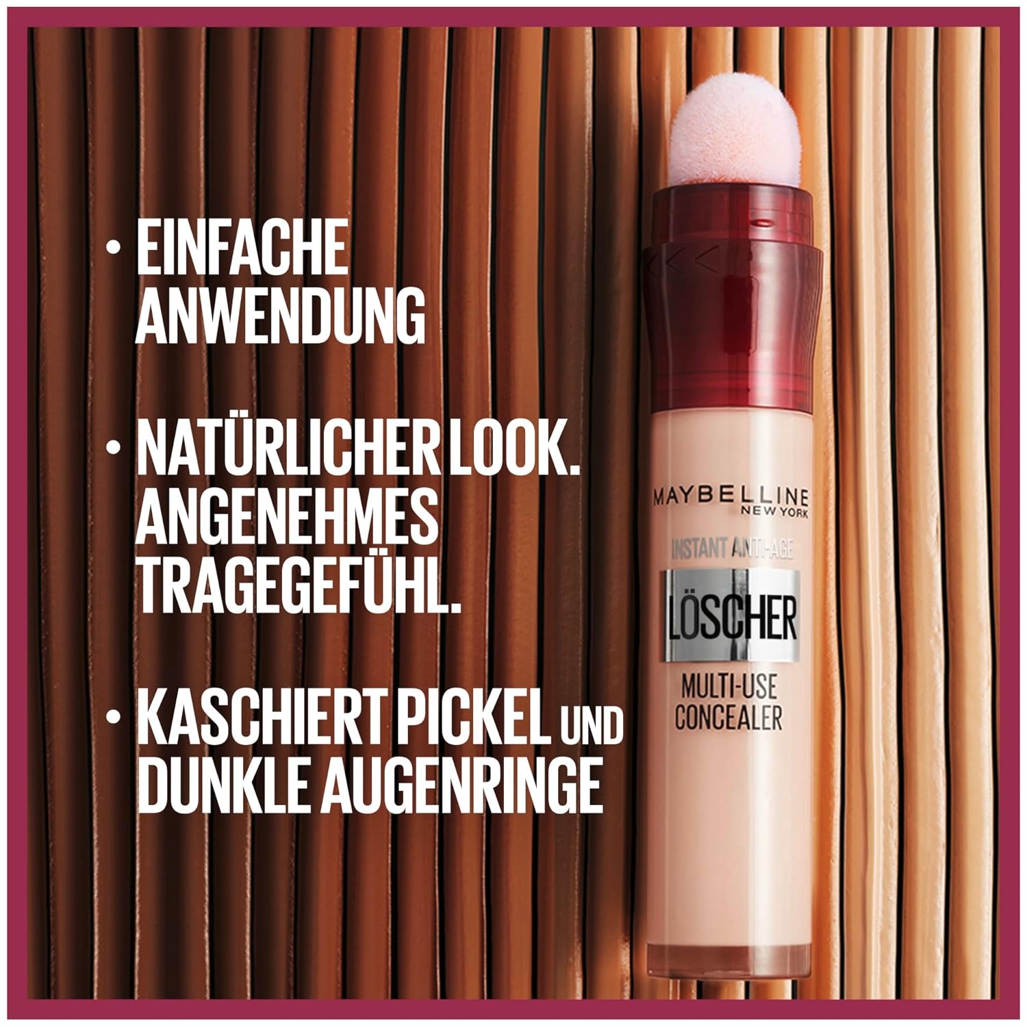 image:imageMaybelline New York Schwarze Wimperntusche fr lange Wimpern Lash Sensational Sky High Mascara Very Black Instant AntiAge Effekt Concealer Lscher Mit MikroLschApplikator Nr 01 Light