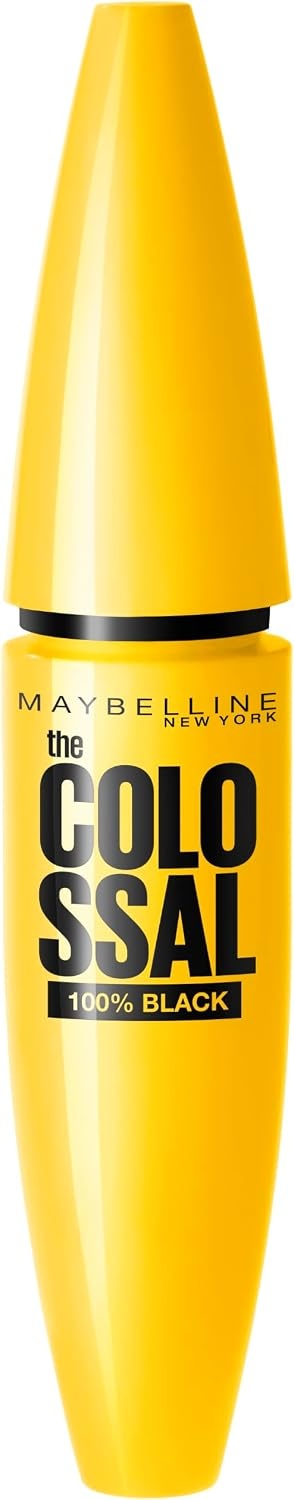 image:imageMaybelline New York Schwarze Wimperntusche mit Collagen fr voluminse Wimpern in nur einem Auftrag VolumExpress The Colossal Mascara 100 Black 1 x 107 ml100 Schwarz