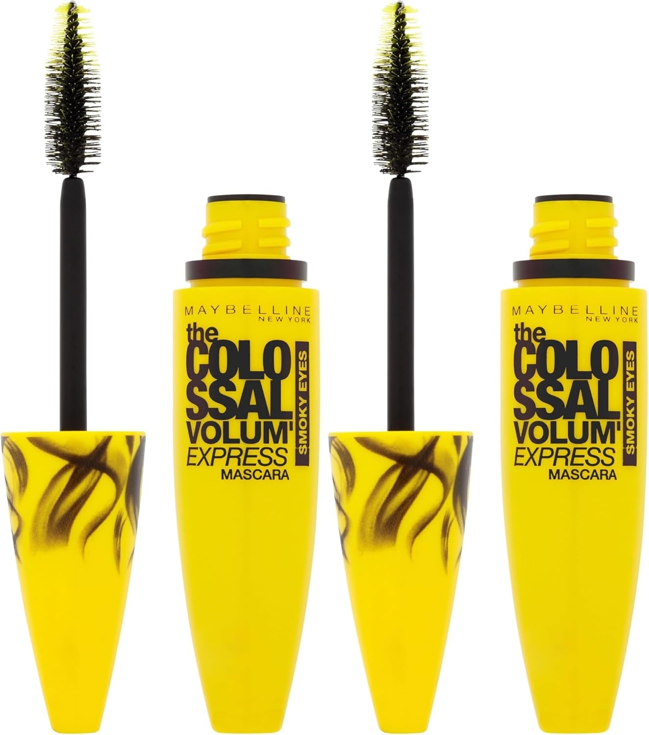 image:imageMaybelline New York Schwarze Wimperntusche mit Collagen fr voluminse Wimpern in nur einem Auftrag VolumExpress The Colossal Mascara 100 Black 1 x 107 mlSchwarz
