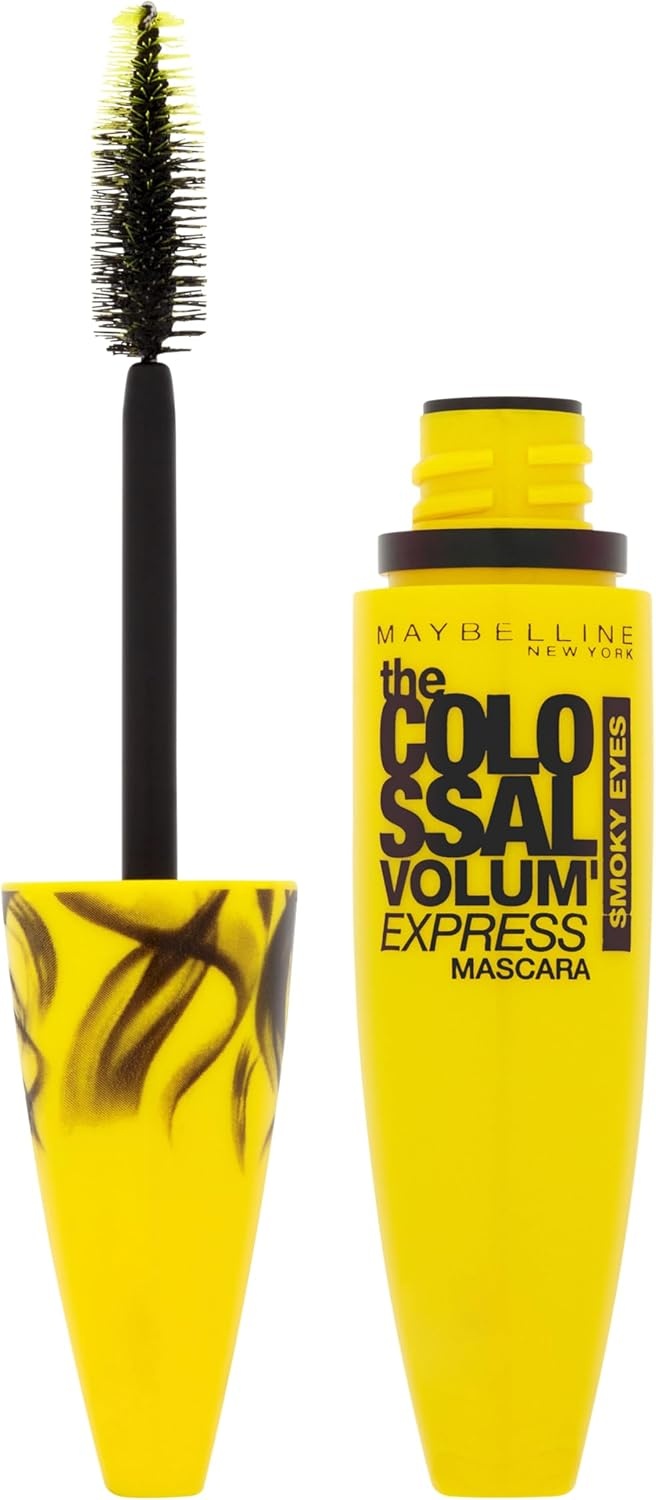 image:imageMaybelline New York Schwarze Wimperntusche mit Collagen fr voluminse Wimpern in nur einem Auftrag VolumExpress The Colossal Mascara 100 Black 1 x 107 mlSchwarz