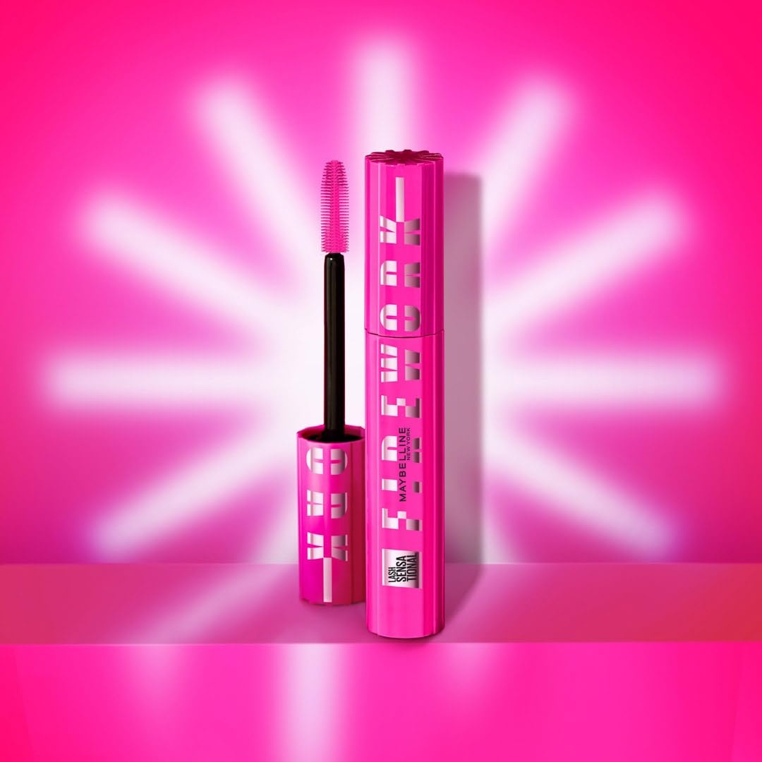 image:imageMaybelline New York Sensational Lashes Firework Mascara Volumen und Offenheit des Auges Spirale Borstenbrste 24H Hold Pro Vitamin B5 Gel Formel 2 x 10mlSchwarzschiere Freude