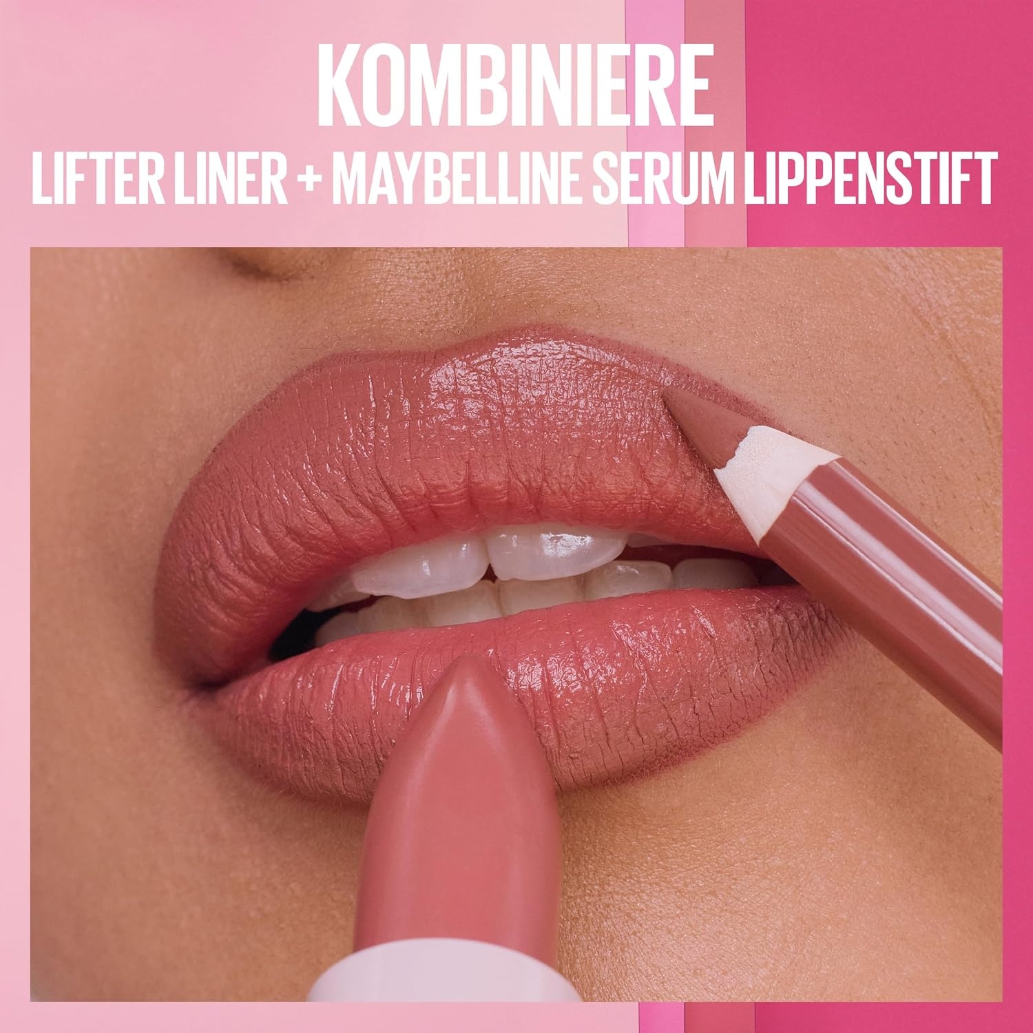 image:imageMaybelline New York Serum Lippenstift Matte Pflegender Lippenstift fr 8H Feuchtigkeit mit Hyaluronsure amp len Weiches MattFinish amp Satte Farbe Nr 002 Maybe Its 45g007 Avenue A