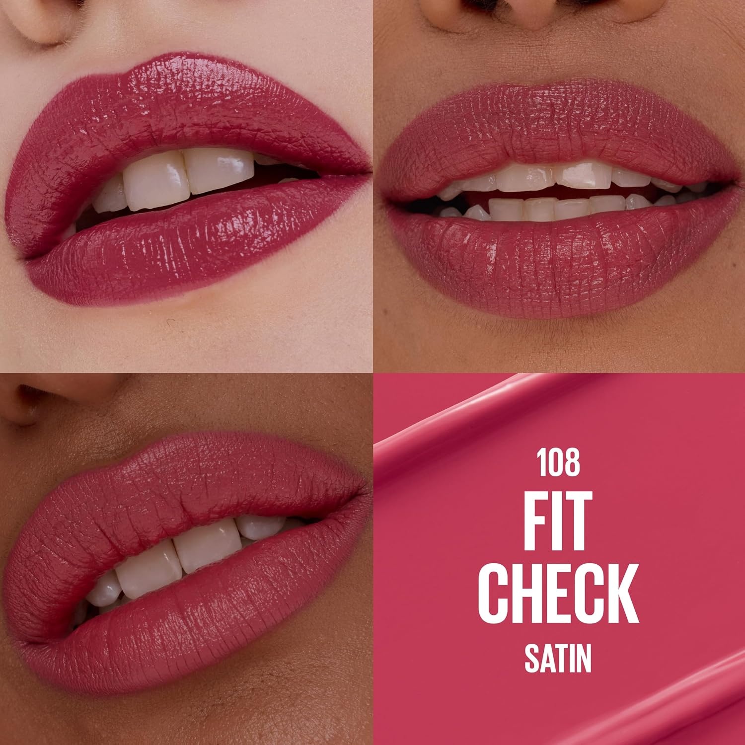 image:imageMaybelline New York Serum Lippenstift Matte Pflegender Lippenstift fr 8H Feuchtigkeit mit Hyaluronsure amp len Weiches MattFinish amp Satte Farbe Nr 002 Maybe Its 45g108 Fit Check