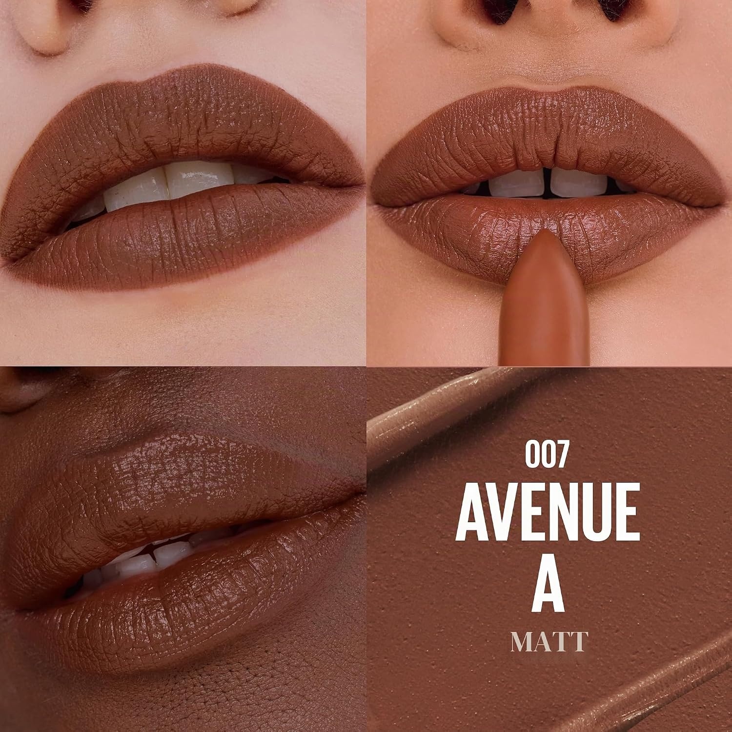 image:imageMaybelline New York Serum Lippenstift Matte Pflegender Lippenstift fr 8H Feuchtigkeit mit Hyaluronsure amp len Weiches MattFinish amp Satte Farbe Nr 002 Maybe Its 45g007 Avenue A