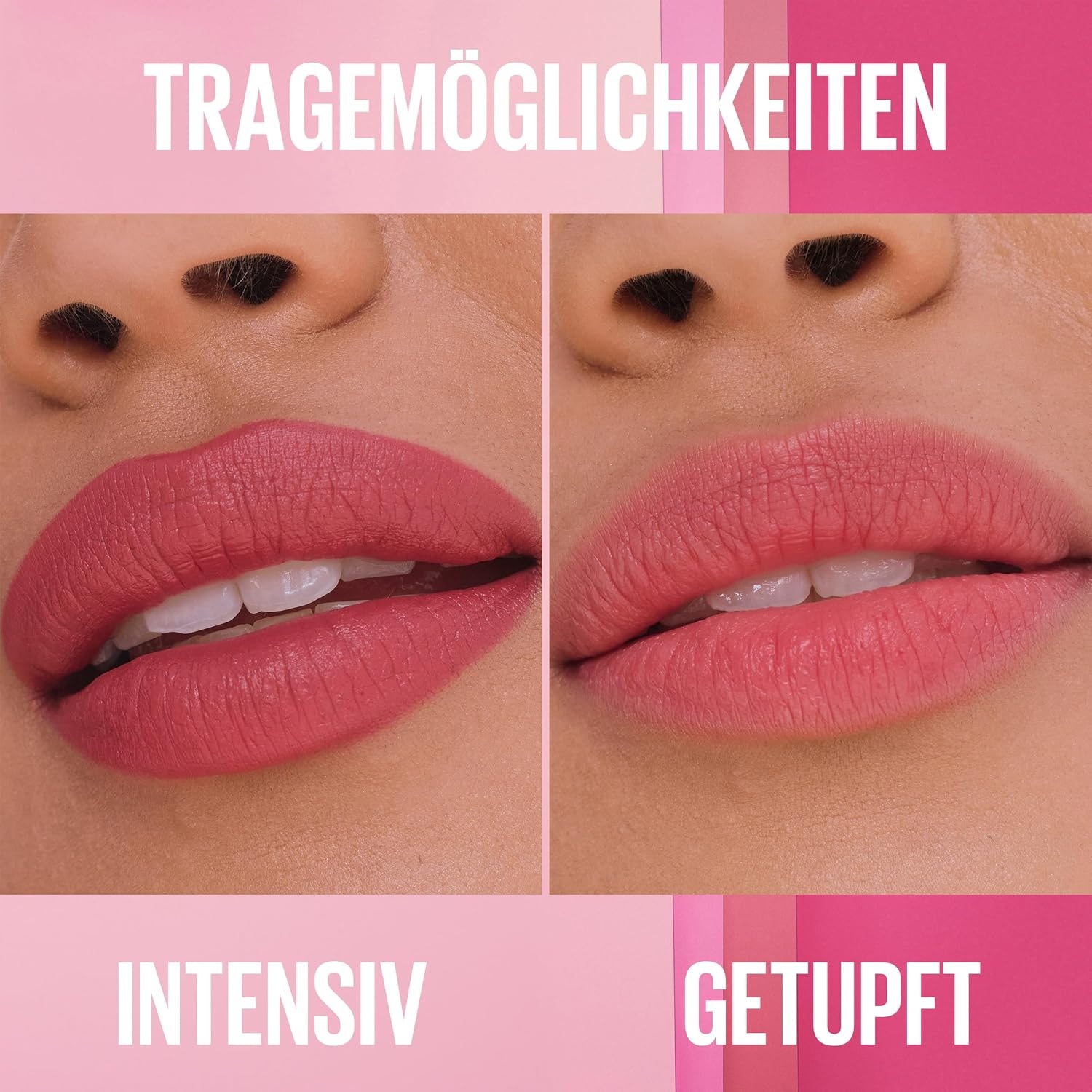 image:imageMaybelline New York Serum Lippenstift Matte Pflegender Lippenstift fr 8H Feuchtigkeit mit Hyaluronsure amp len Weiches MattFinish amp Satte Farbe Nr 002 Maybe Its 45g008 Scuse Me