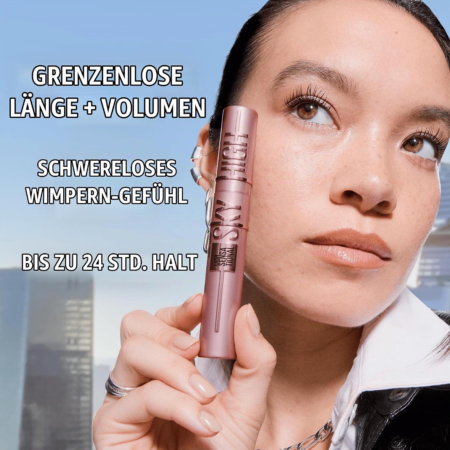 image:imageMaybelline New York Sky High Mascara Gold Glitz extreme Lnge 72 mlNavy Blue