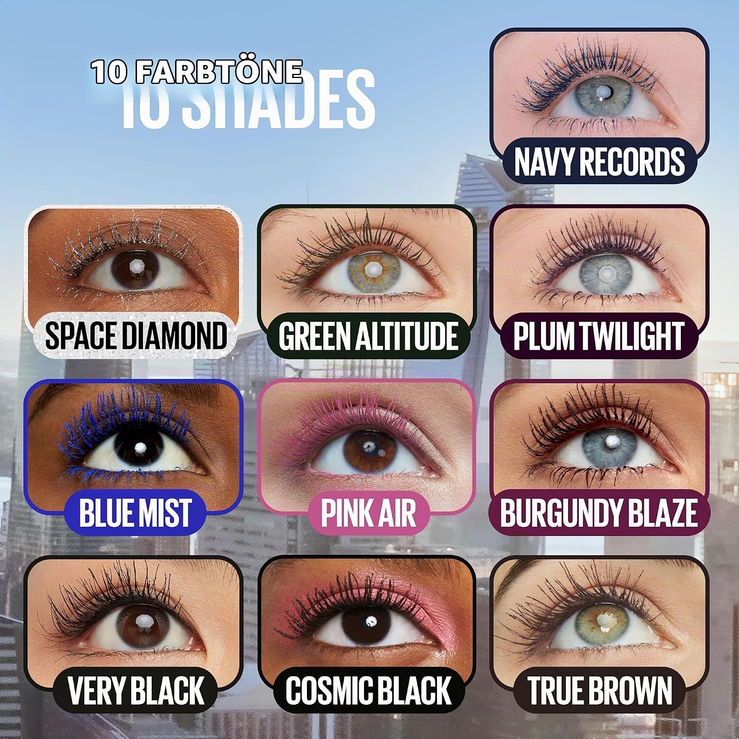 image:imageMaybelline New York Sky High Mascara Gold Glitz extreme Lnge 72 mlNavy Blue