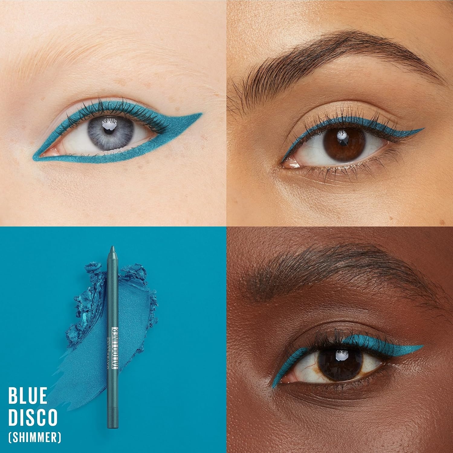 image:imageMaybelline New York Sky High Mascara Gold Glitz extreme Lnge 72 mlSchwarz Schwarz fr Mascara blauer DiscoEyeliner