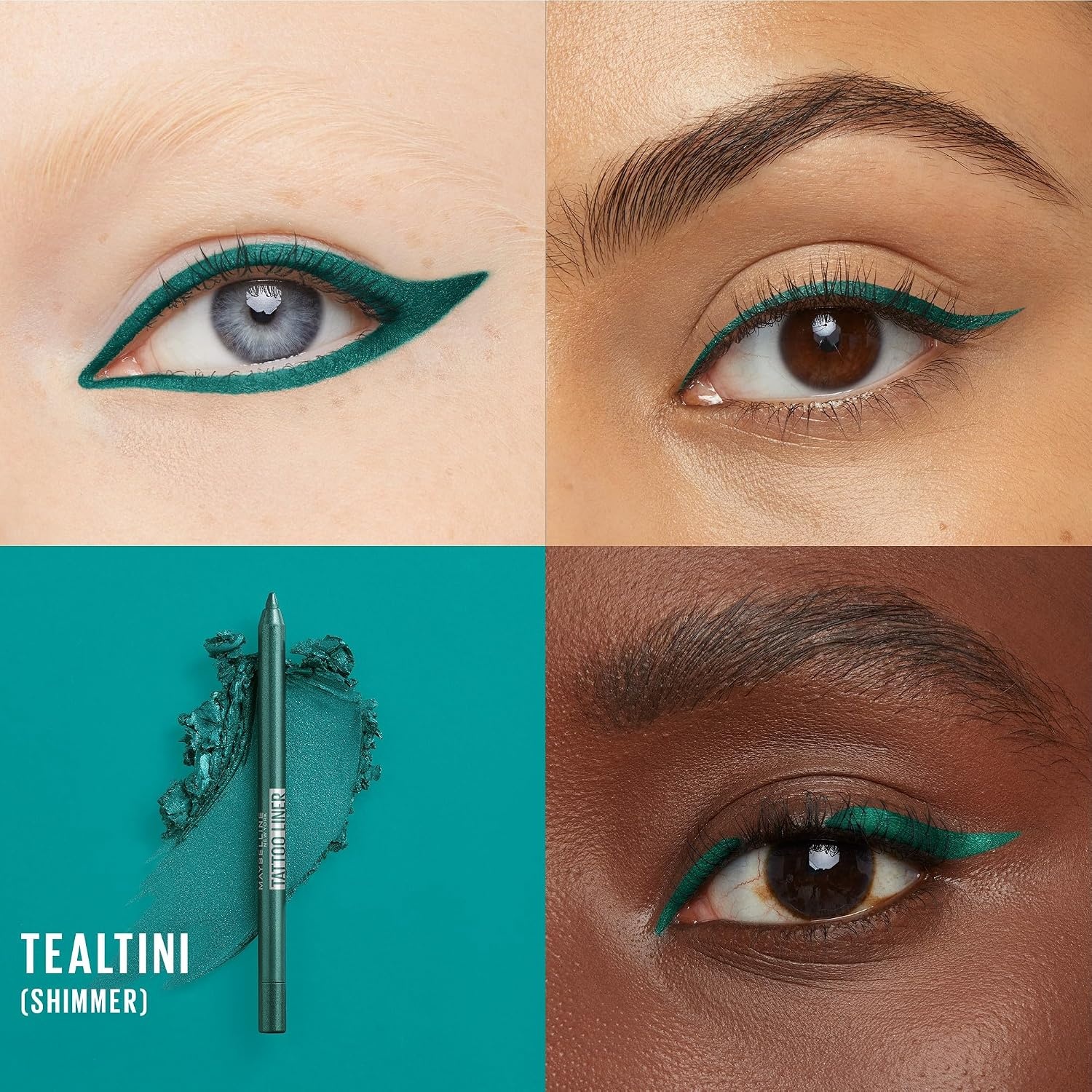 image:imageMaybelline New York Sky High Mascara Gold Glitz extreme Lnge 72 mlVery Black Tealtini