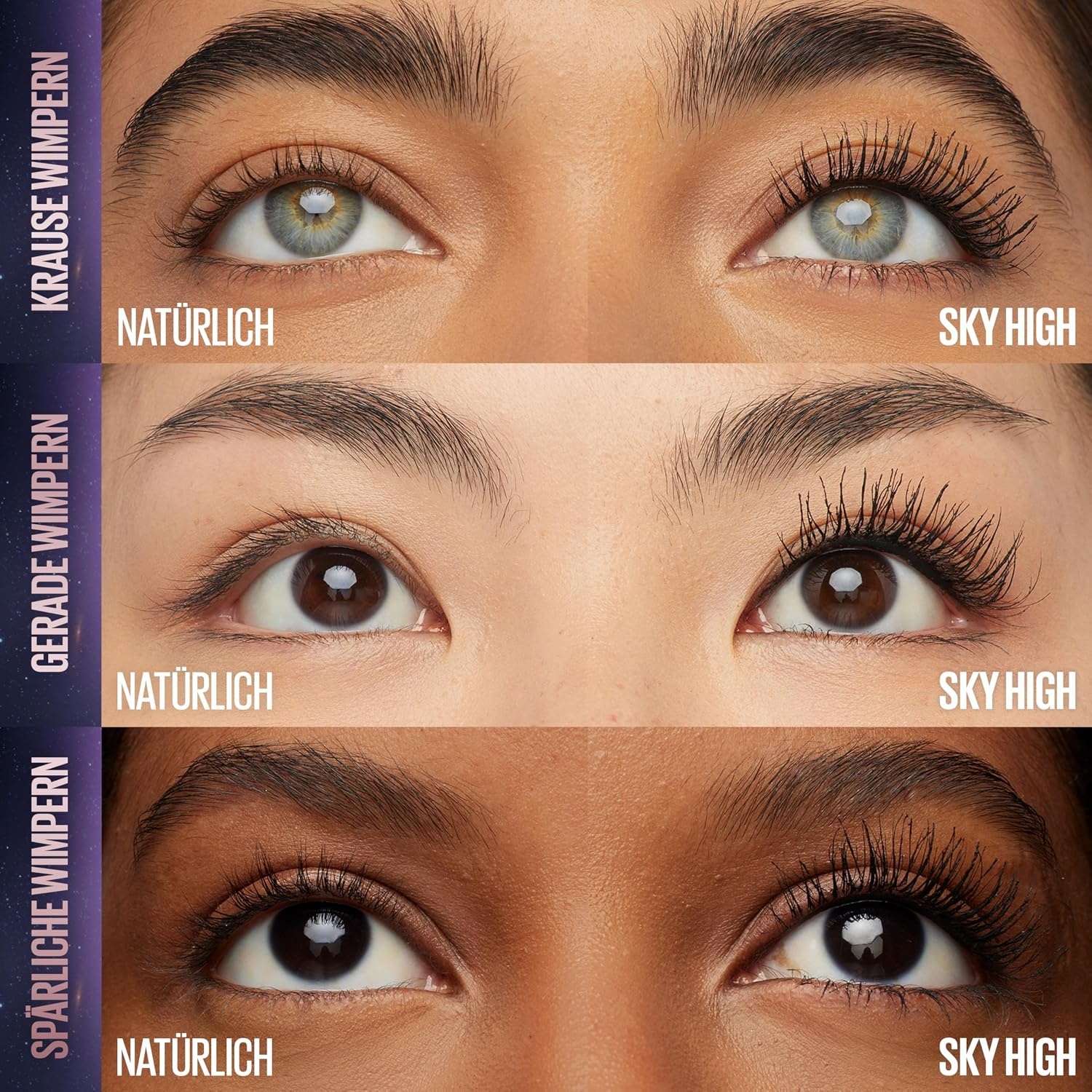 image:imageMaybelline New York Sky High Mascara Gold Glitz extreme Lnge 72 mlVery Black