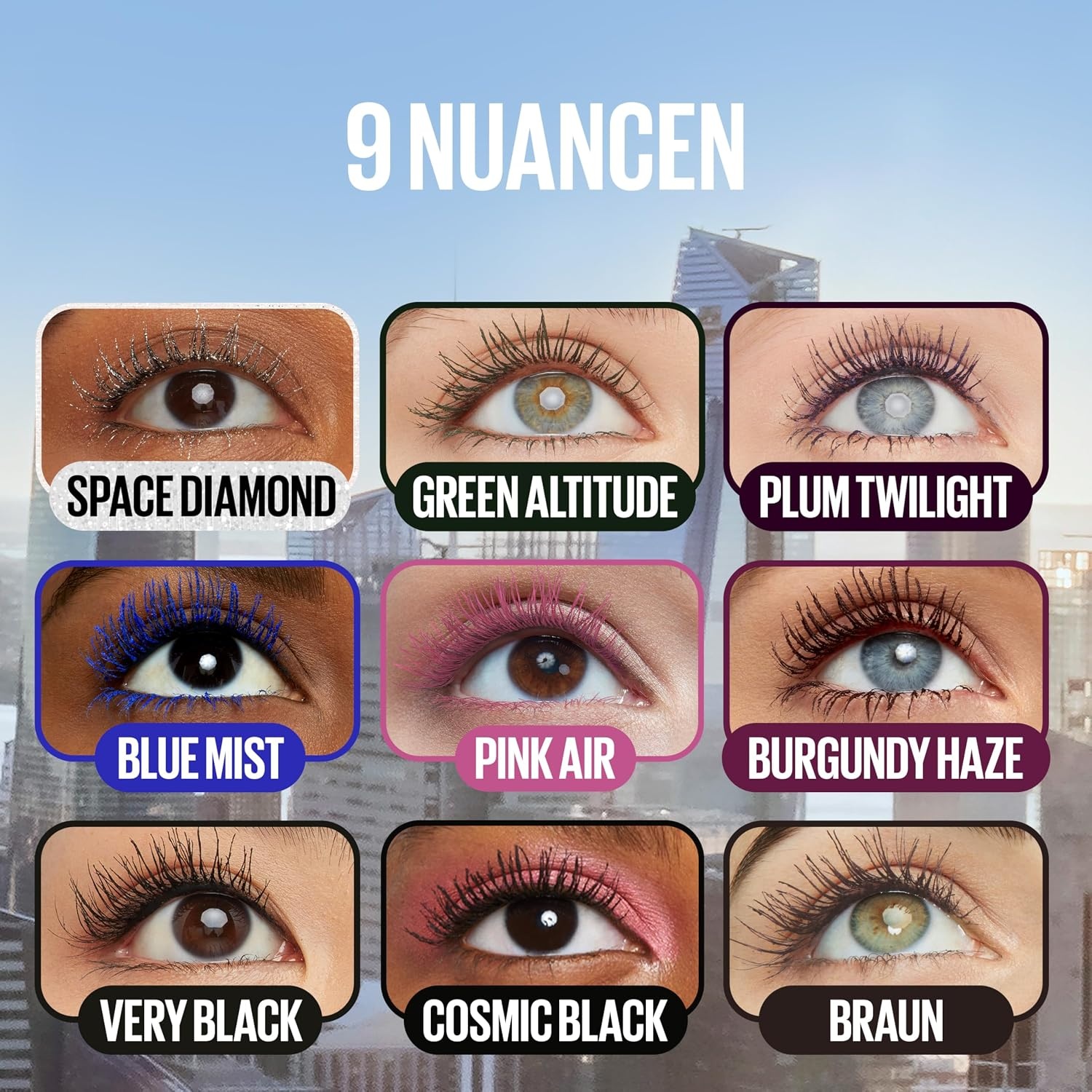 image:imageMaybelline New York Sky High Mascara Waterproof extreme Lnge 72 mlDark Green