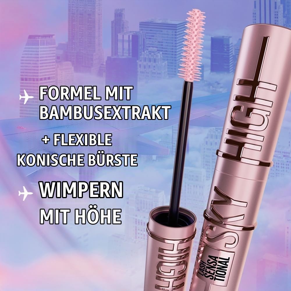 image:imageMaybelline New York Sky High Mascara Waterproof extreme Lnge 72 mlVery Black
