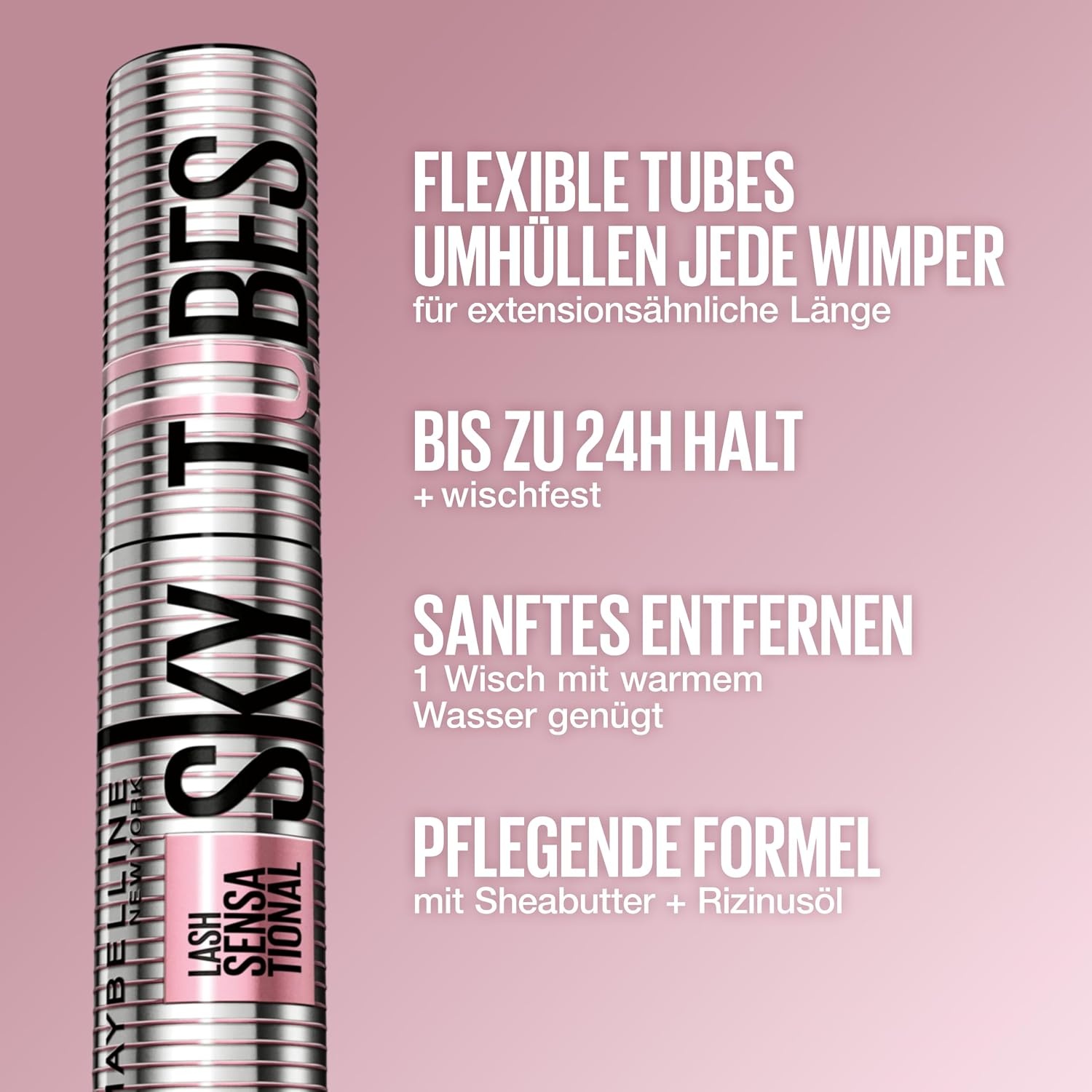 image:imageMaybelline New York Sky Tubes Mascara maximale Lnge Schwarz 72 ml