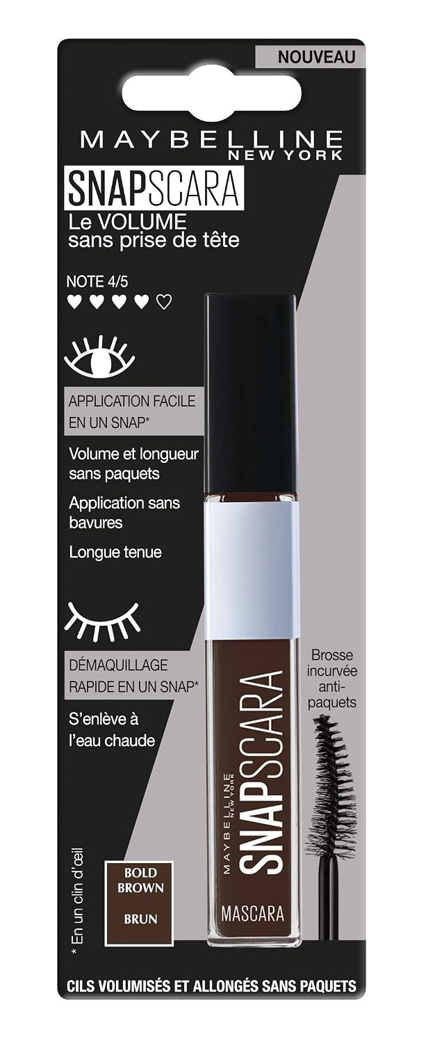 image:imageMaybelline New York Snapscara Mascara Wimpern Volumisator Bold Brown Braunbraun