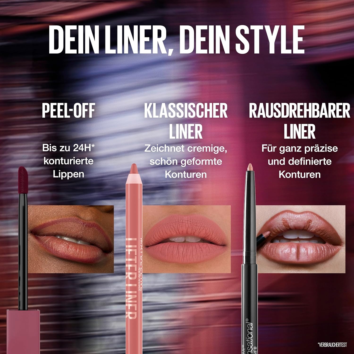 image:imageMaybelline New York Super Stay PeelOff Lip Liner 24 Stunden TattooEffekt 004 Sunset001 Aura