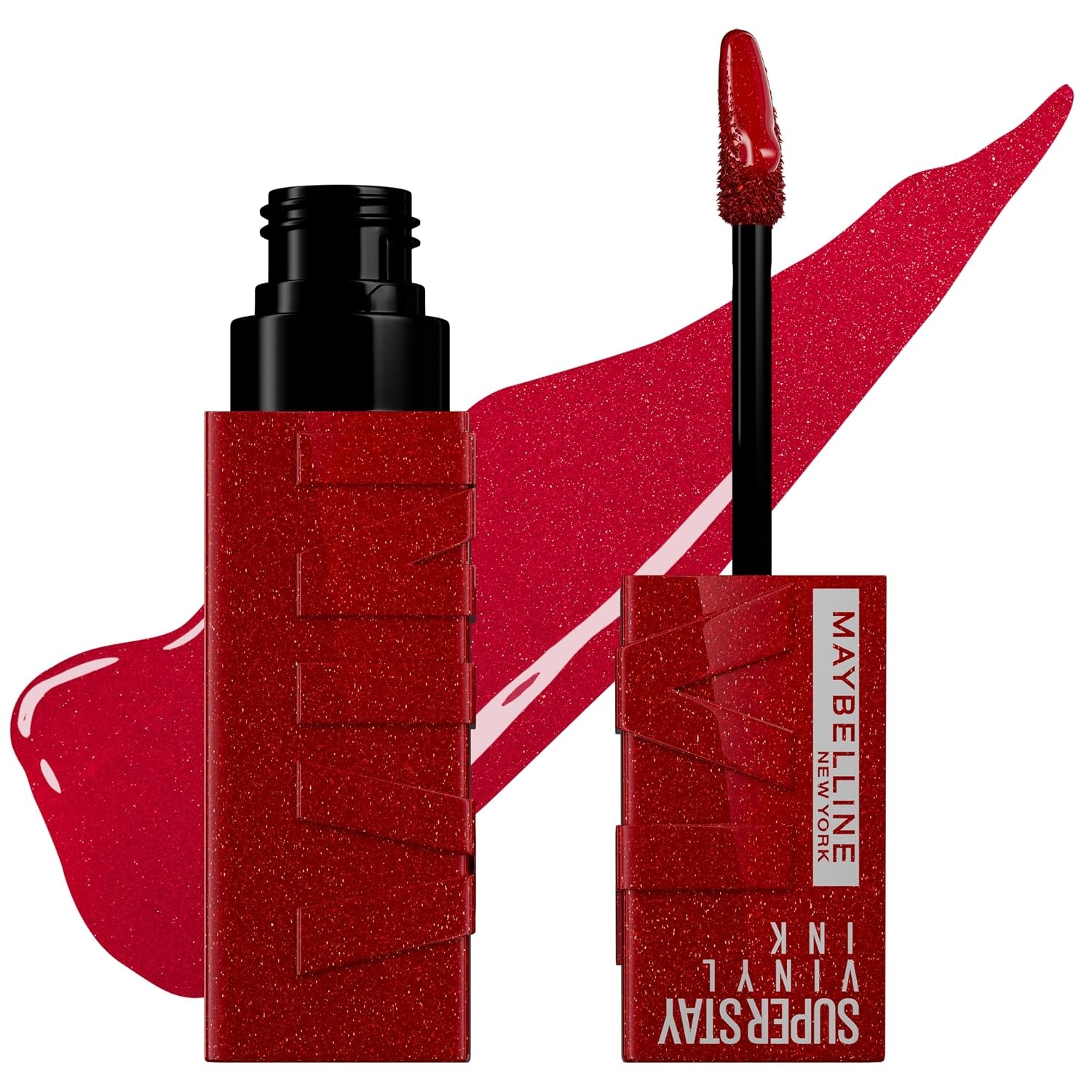 image:imageMaybelline New York Super Stay Vinyl Ink Flssiger Lippenstift Nr 902 Fiery Garnet langanhaltende Farbe amp Glanz 42 ml
