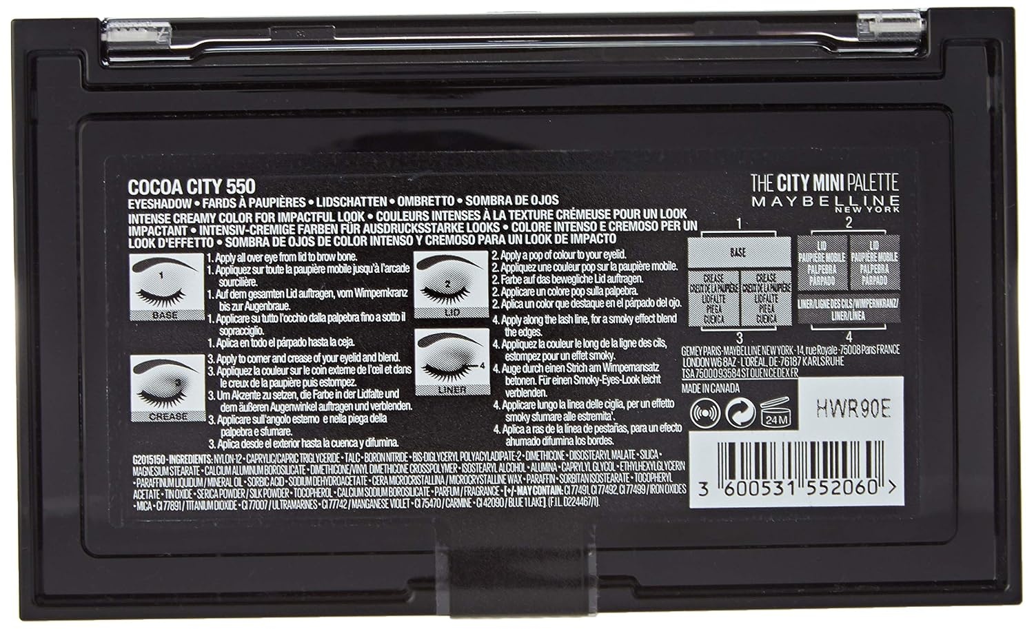 image:imageMaybelline New York The City Mini Lidschatten Palette 400 Rooftop Bronzes Goldbraun
