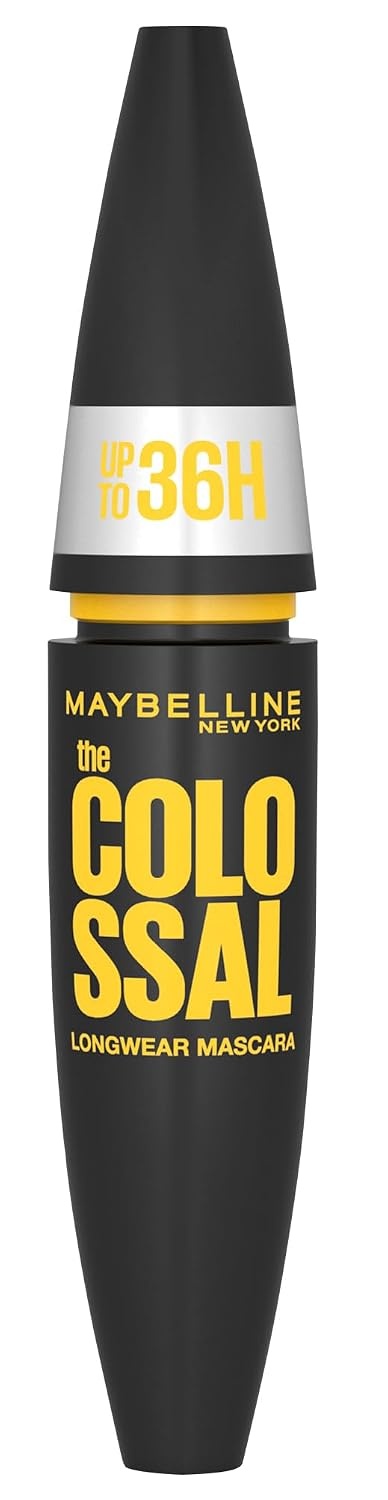 image:imageMaybelline New York Wasserfeste Mascara fr Volumen Langanhaltende schwarze Wimperntusche The Colossal 36H Nr 1 Very Black 1 x 10 ml10 ml 1er Pack