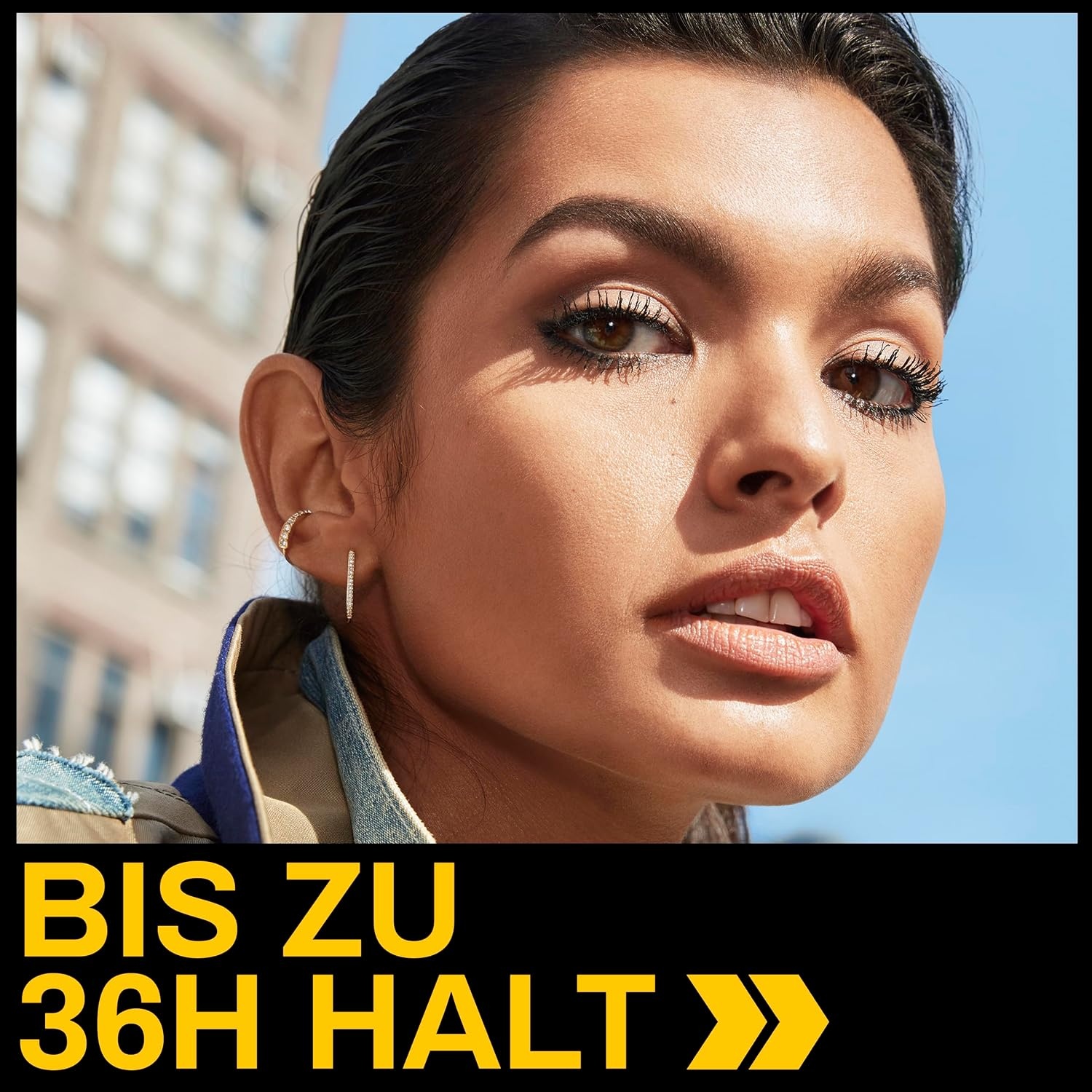 image:imageMaybelline New York Wasserfeste Mascara fr Volumen Langanhaltende schwarze Wimperntusche The Colossal 36H Nr 1 Very Black 1 x 10 ml10 ml 1er Pack