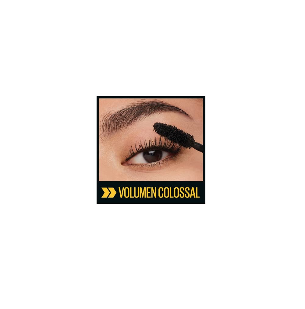 image:imageMaybelline New York Wasserfeste Mascara fr Volumen Langanhaltende schwarze Wimperntusche The Colossal 36H Nr 1 Very Black 1 x 10 ml10 ml 2er Pack