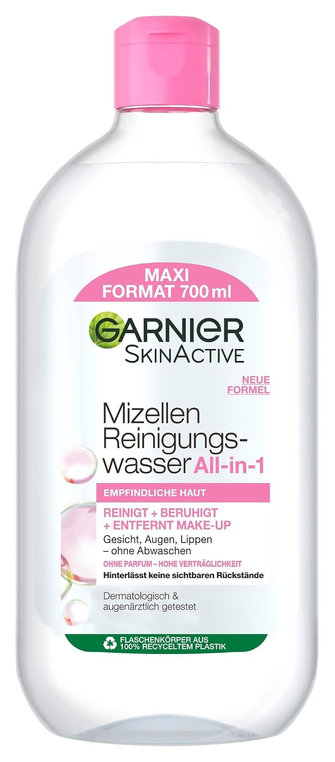 image:imageMaybelline New York Wasserfeste schwarze Wimperntusche fr lange Wimpern Lash Sensational Sky High Mascara 6 ml Garnier Mizellen Reinigungswasser schonendes Abschminken 700 ml
